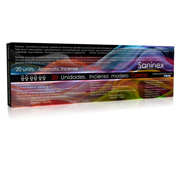 INCENSO AROMATICO SANINEX CARICIA 20 BASTONI.