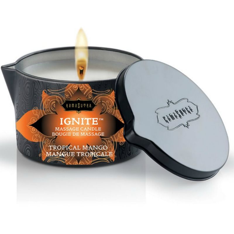 CANDELA DA MASSAGGIO KAMASUTRA MANGO TROPICALE 170 GR