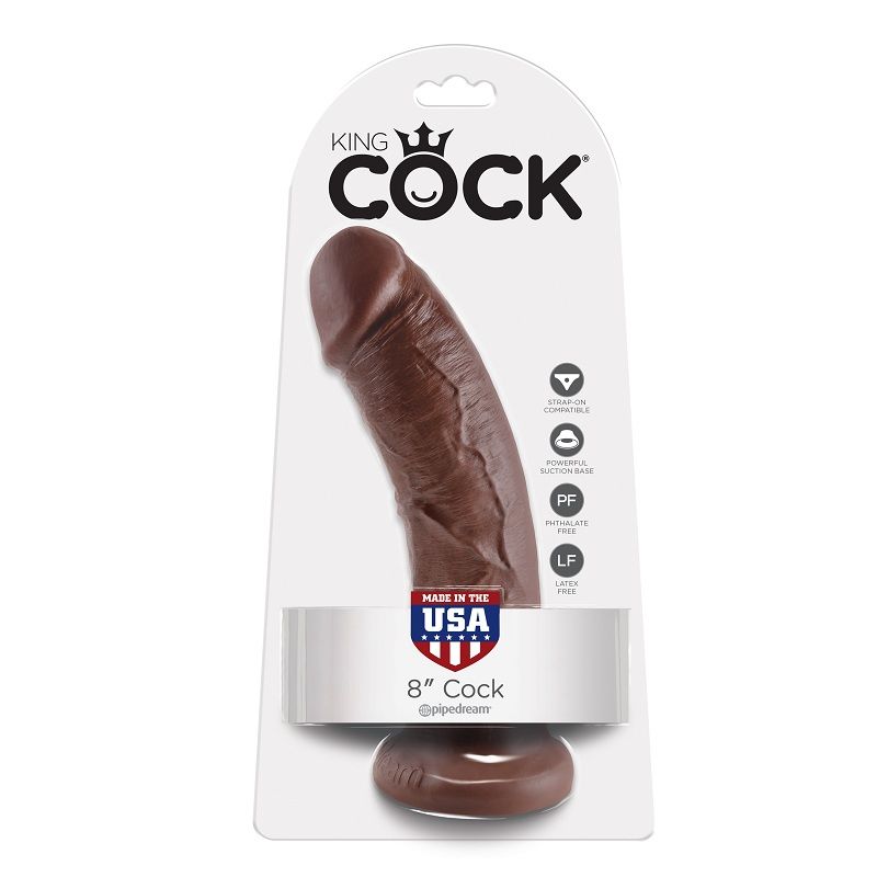 KING COCK - 8 DILDO MARRONE 20.3 CM KING COCK - 8 DILDO MARRONE 20.3 CM