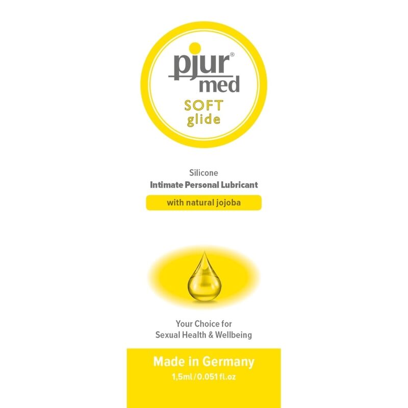 LUBRIFICANTE SILICONE PJUR MED SOFT GLIDE 1,5 ML