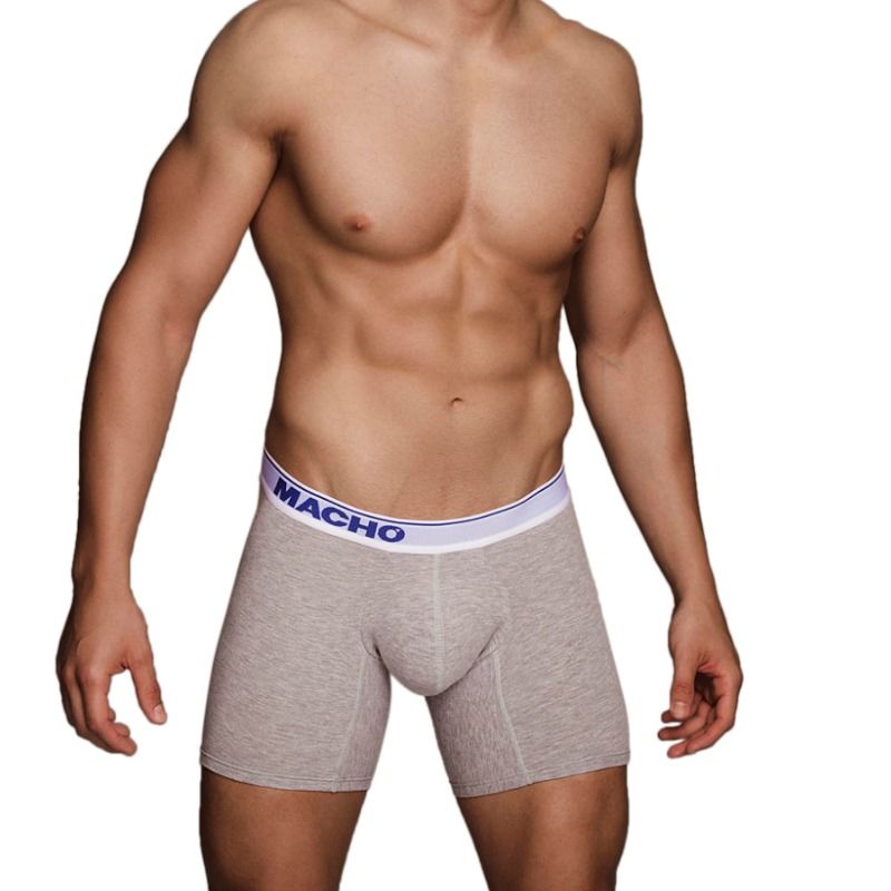 UOMO - MC087 BOXER LUNGO GRIGIO TAGLIA S