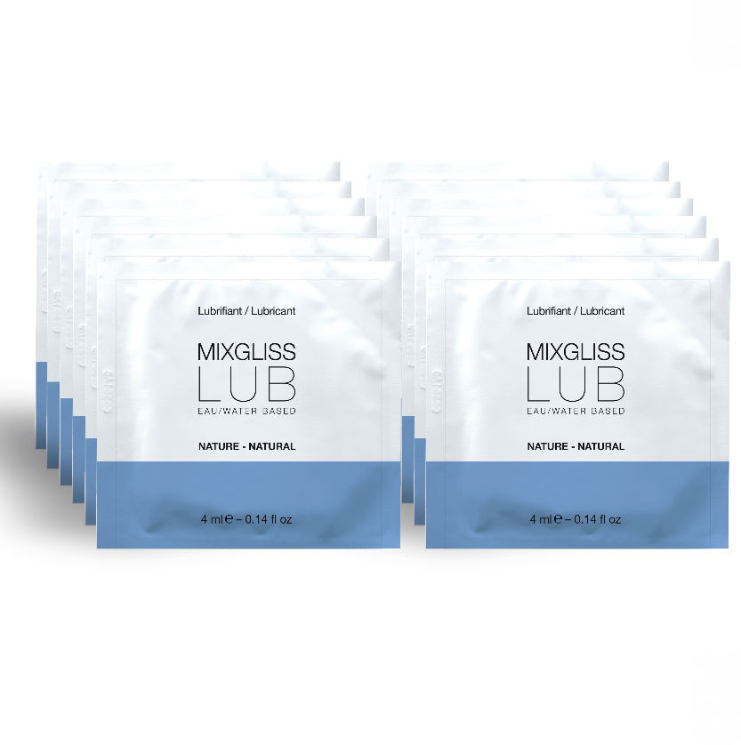 MIXGLISS - LUBRIFICANTE NATURALE A BASE ACQUA 12 MONODOSE 4 ML