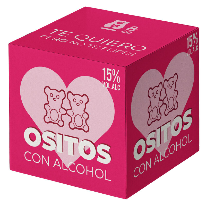 ORSETTI GOMMOSI CON ALCOOL - GIN E FRAGOLA
