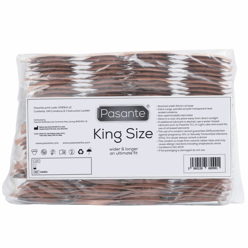 PASANTE - PRESERVATIVI KING SIZE BAG 144 UNIT