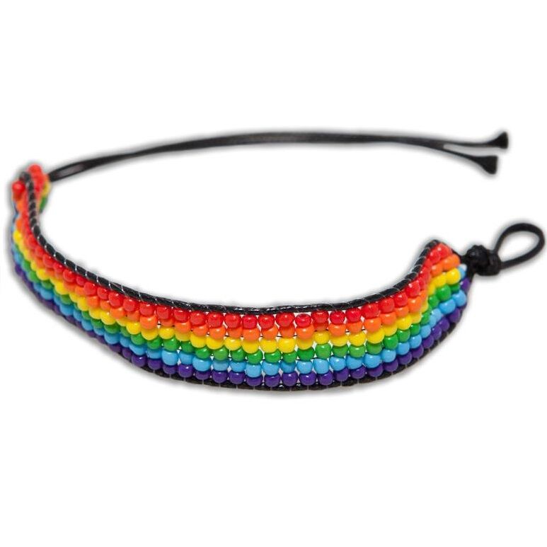 PRIDE - BRACCIALE CON PALLA PICCOLO LGBT FLAG