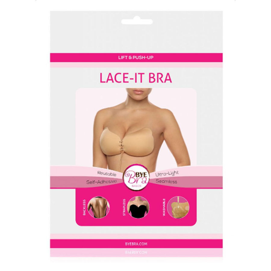 BYE-BRA - LACE-IT VALORIZZAZIONE PUSH-UP BEIGE COPPA B