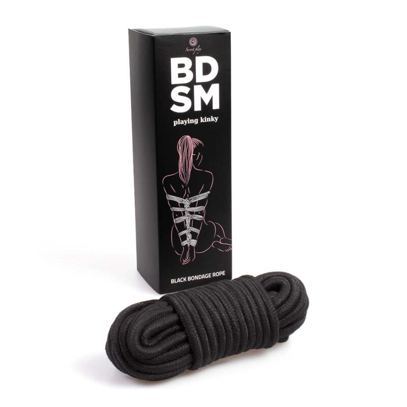 SECRETPLAY - BLACK BONDAGE ROPE COLLEZIONE BDSM