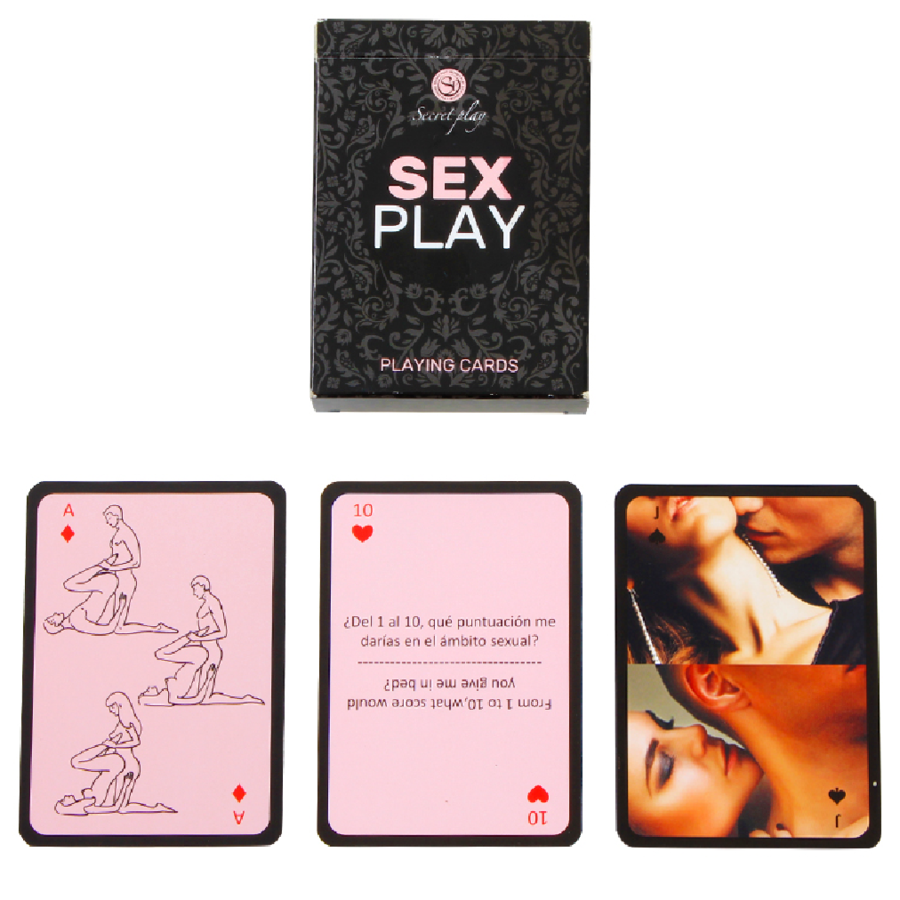 SECRETPLAY - CARTE DA GIOCO SEX PLAY (ES/EN)