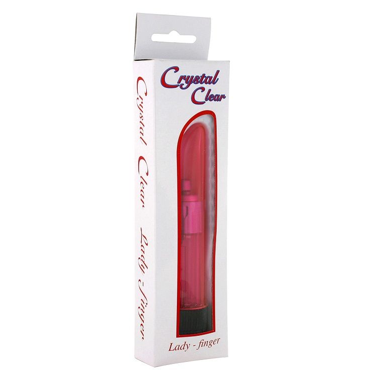 SEVEN CREATIONS - VIBRATORE CRYSTAL CLEAR LADY PINK