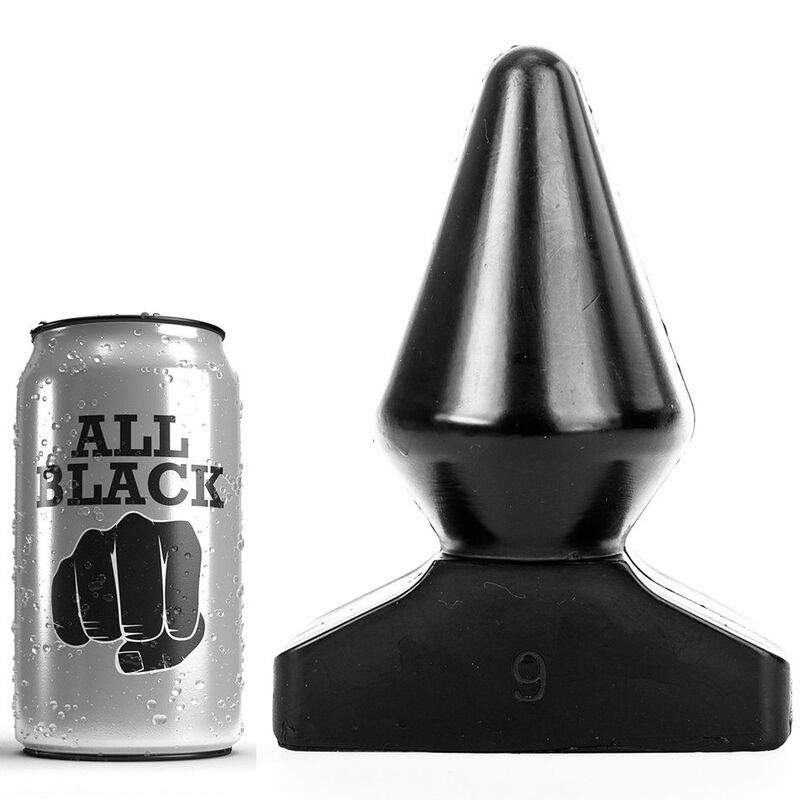 ALL BLACK - PLUG ANALE 18,5 CM