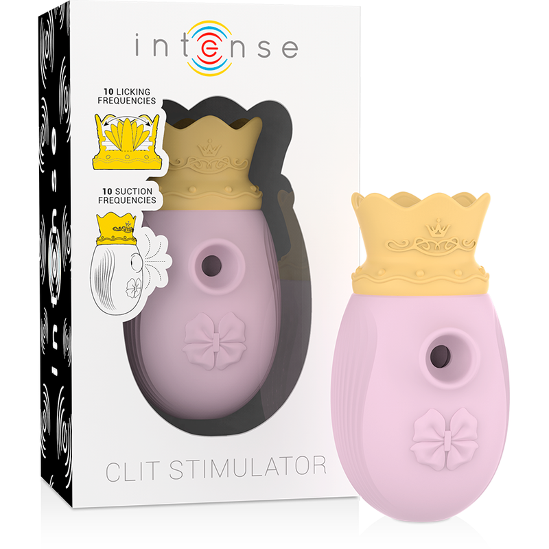 INTENSE - STIMOLATORE CLITORIDEO 10 MODALITÀ DI ONDA E LECCA STIMOLANTE - ROSA INTENSE - STIMOLATORE CLITORIDEO 10 MODALITÀ DI ONDA E LECCA STIMOLANTE - ROSA