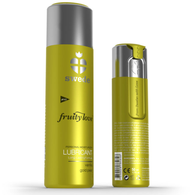 SWEDE - FRUITY LOVE LUBRIFICANTE VANIGLIA GOLD PERA 50 ML