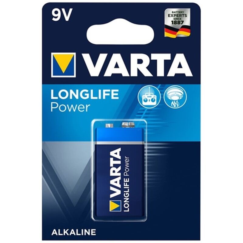 VARTA - LONGLIFE POWER BATTERIA ALCALINA 9V LR61 1 UNITÀ