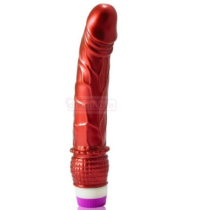 BAILE - VIBRATORE REALISTICO ROSSO 23 CM