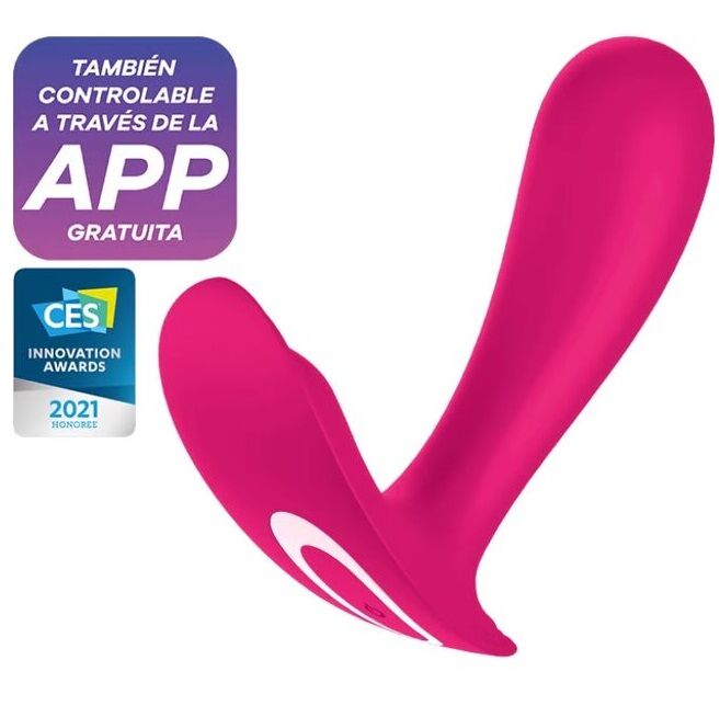 SATISFYER - VIBRATORE TOP SECRET ROSA