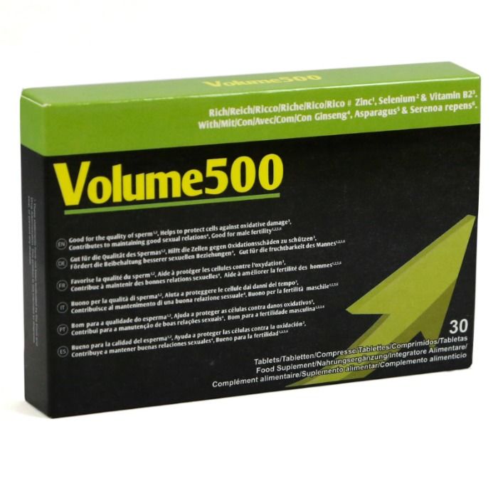 500 COSMETICS - VOLUME 500 AUMENTA LA QUANTITÀ E LA QUALITÀ DELLO SPERMA