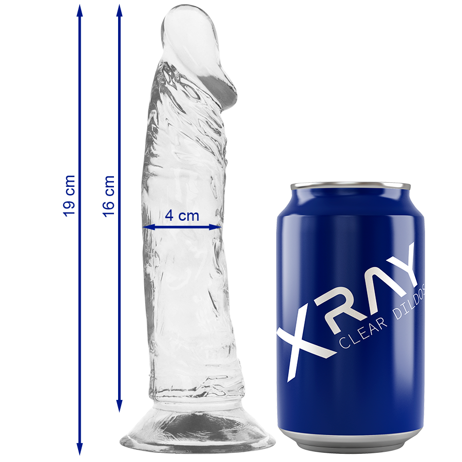 X RAY - CAZZO TRASPARENTE 19 CM X 4 CM